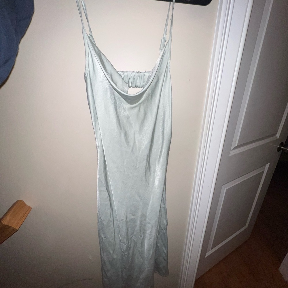 Elegant Light Green Slip Dress From LuLu's